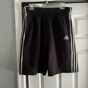 Adidas XL Shorts Black and Gray with Back Pocket